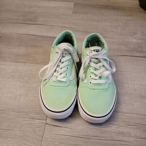 Vans Kids Light Green Sneakers